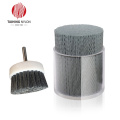 Abrasive silicon carbide filament for steel polish disc brush